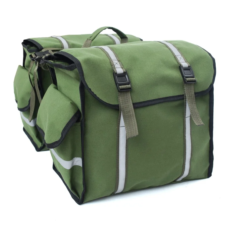 Clearance Outdoor Mountain Road Bicycle Bags Waterproof Canvas Cycling Double Side Rear Rack Tail Seat Pannier Pack Carrier 2 Clearance Outdoor Mountain Road Bicycle Bags Waterproof Canvas Cycling Double Side Rear Rack Tail Seat Pannier Pack Carrier 2