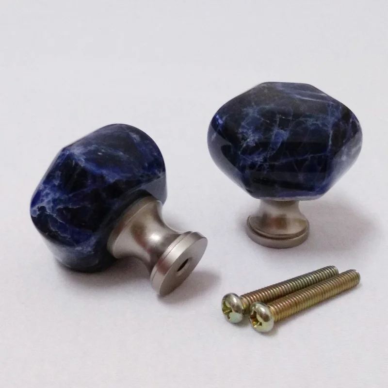 natural stone pumpkin knobblue sodalite cabinet knobs cupboard door handles decorative kitchen furniture hardware free shipping - Decorative Door Knobs natural stone pumpkin knobblue sodalite cabinet knobs cupboard door handles decorative kitchen furniture hardware free shipping - Decorative Door Knobs