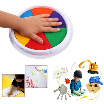 

DIY Finger Painting Toys 6 Color Kids Funny Graffiti Art Craft Inkpad Stamps Baby Learning Education Toy Montessori Drawing Toys