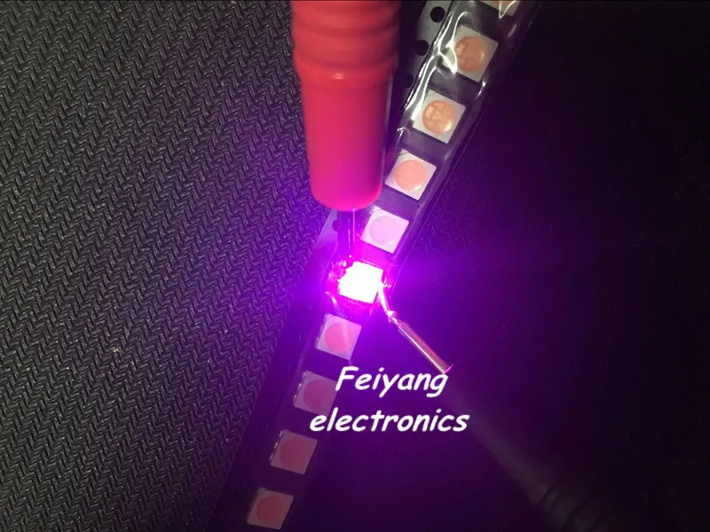 500 шт. светодиодные лампы для светильников 5050 УФ/Фиолетовый SMD/SMT|led light diode|light diodediod
