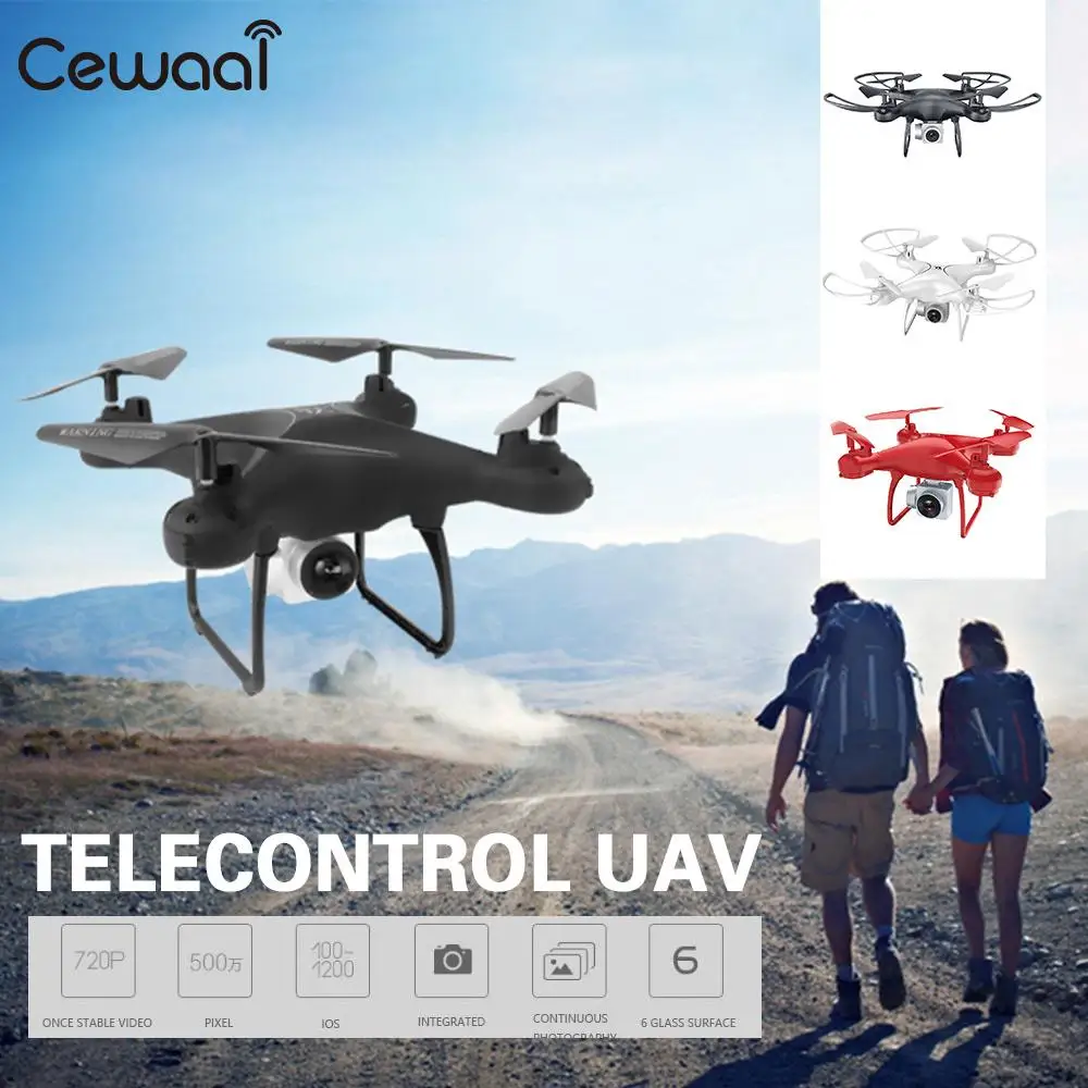 

Professional Helicopter Aircraft Quadcopter Drone 2.4GHz APP 18min Flight Time Live Selfie LED Lighting