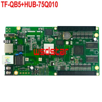 

TF TF-QB5+HUB-75Q010 USB+Network port LED controller 1024*480 720*720 Full color asynchronous LED control card