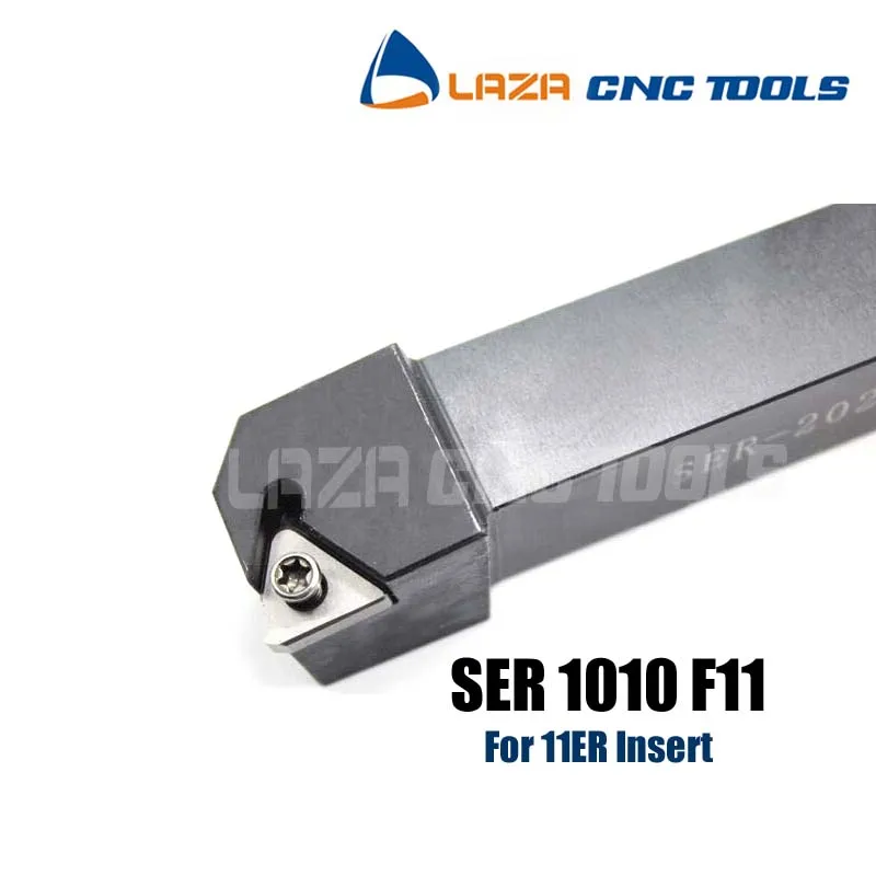 SER1010F11 сменный Внешний держатель токарного инструмента для резьбы CNC Поворотная