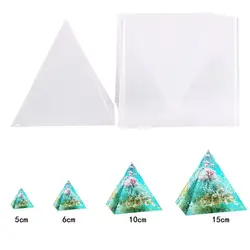 10*15 см Пирамида силиконовые формы ювелирная смола Цепочки и ожерелья подвеска форма для DIY декоративные