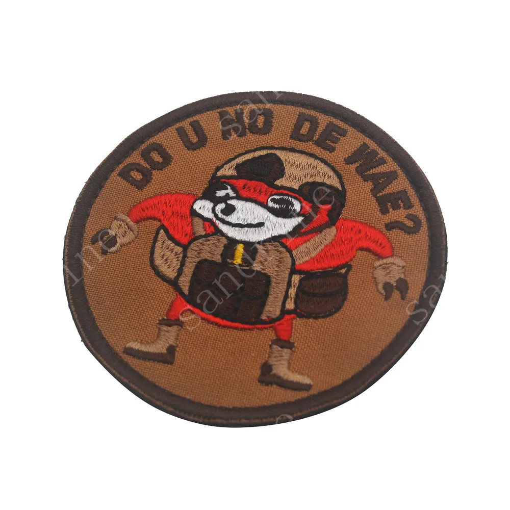 Do U No De Wae военная армия тактический боевой вышивка заплатка для одежды эмблема Аппликации, бейджи