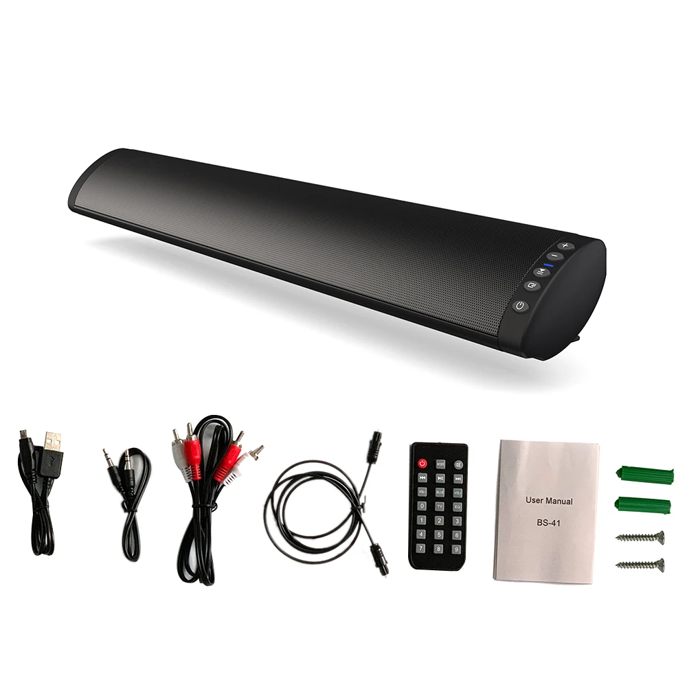 BS-41 динамик BT 5,0 динамик для ТВ 3D Bluetooth динамик fm-радио U диск TF Карта звуковая панель телевизора Система домашнего кинотеатра музыкальная бумбокс