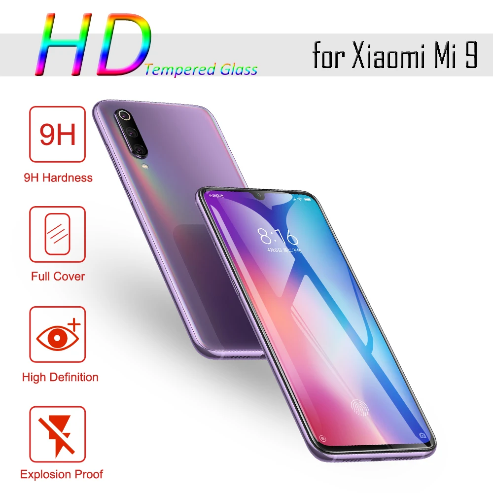 Закаленное Стекло для Xiaomi mi 9 M9 пленка задняя защитная крышка объектива Камера HD