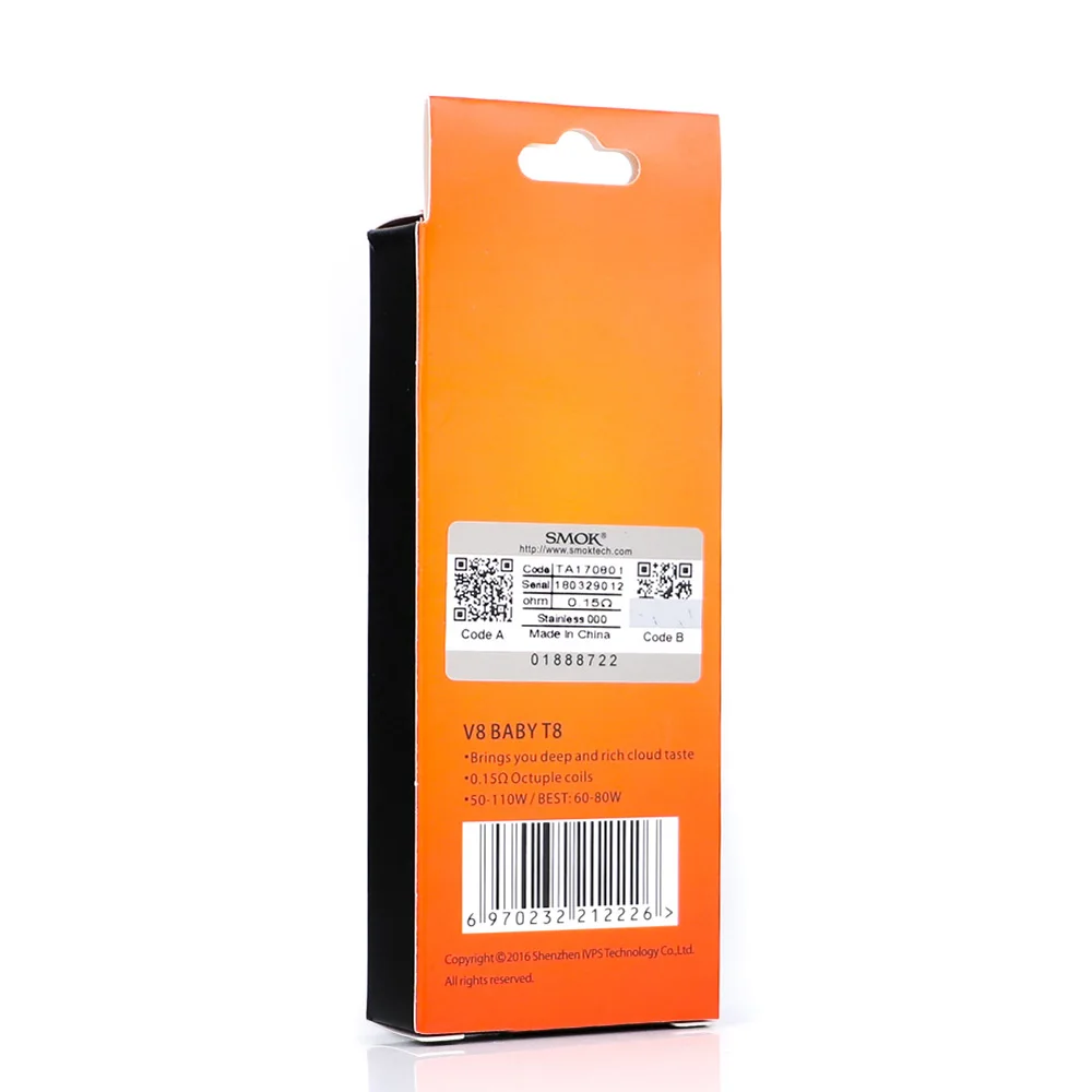 Ceny Oryginalny Smok TFV8 dla dzieci głowica cewki V8 dla dzieci T8 T6 X4 Q2 Q4 M2 rdzeń dla TFV8 duży pojemnik dla niemowląt V12 Baby prince akcesoria vape