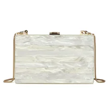 Роскошный акриловый дневной клатч женские вечерние сумки вечерние белые клатчи свадебные сумки-мессенджеры женские сумки через плечо для покупок