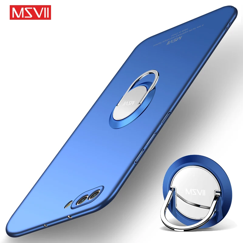 

Huawei Honor V10 Case Cover Msvii Slim Matte Coque For Huawei View 10 Case Ring Holder Cover For Huawei Honor View 10 Lite Cases