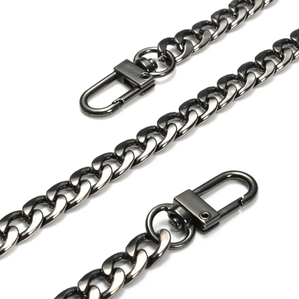 Gold Silver Black 120cm Stainless Steel Purse Strap Chain Bag Strap Handle Shoulder Belt Handbag Bag Strap Metal Replacement Gold Silver Black 120cm Stainless Steel Purse Strap Chain Bag Strap Handle Shoulder Belt Handbag Bag Strap Metal Replacement