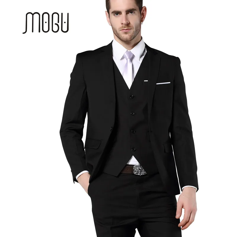 costume 3 pièces noir