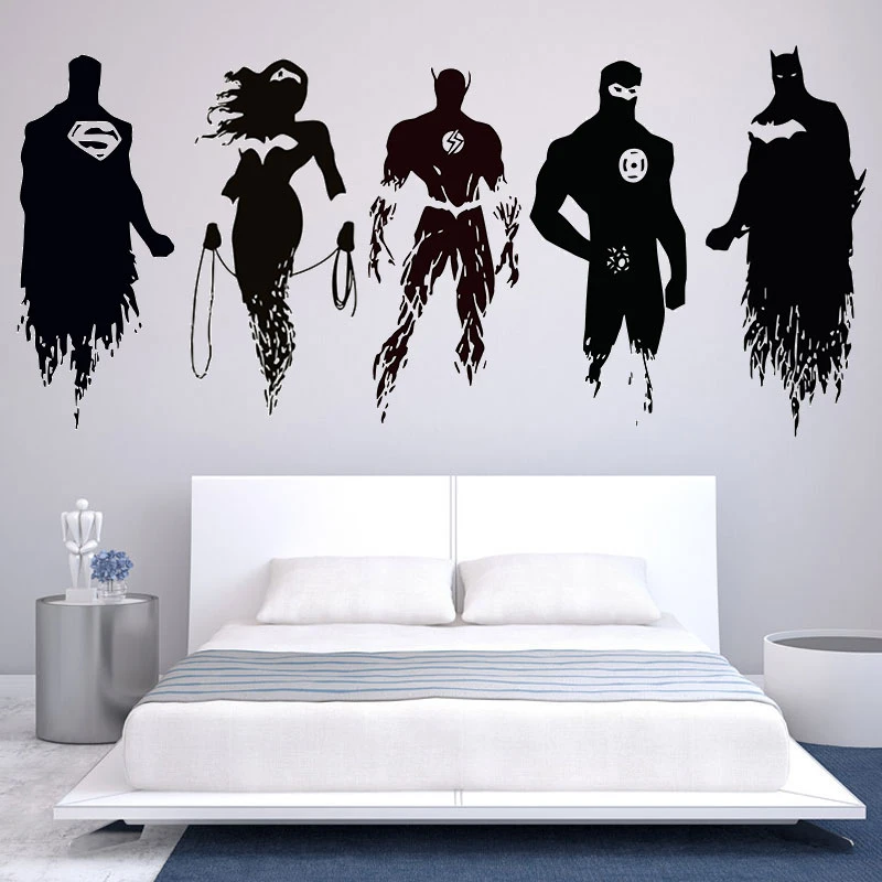 DC SUPER FRIENDS IRON ON TRANSFER T-SHIRT OR STICKER WALL DECO BATMAN FLASH LOT DC SUPER FRIENDS IRON ON TRANSFER T-SHIRT OR STICKER WALL DECO BATMAN FLASH LOT
