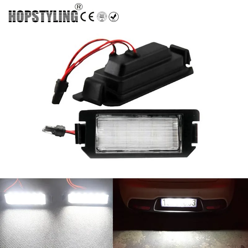 Hopstyling 2 pcs Error Free white LED Number Plate license light for Kia Rio III UB Picanto TA