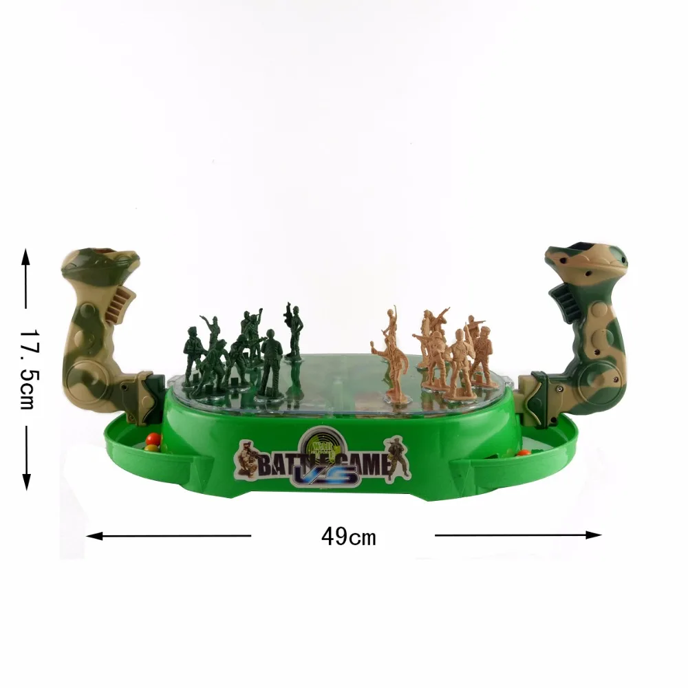Candice guo пластиковая игрушка модель солдата bounce battle VS настольная игра поле боя сцена мяч из бисера стрельба подарок для ребенка 1 комплект