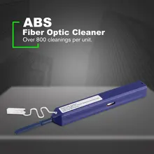Один щелчок оптоволоконный очиститель Ручка инструмент для очистки 800 над очищает Смарт для LC MU адаптеры наконечники 1,25 мм разъем универсальный