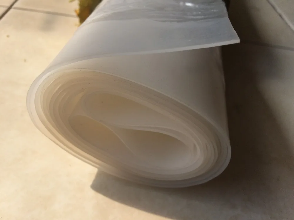 

Heat Resist Silicone Rubber Sheet 1000x1mm, 10meters translucent Silicone Rubber Sheet