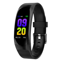Ips цветной экран влагостойкие умные часы с ремешком фитнес-трекер пульсометр кровяное давление отслеживание сна SMS вызов напоминание браслет