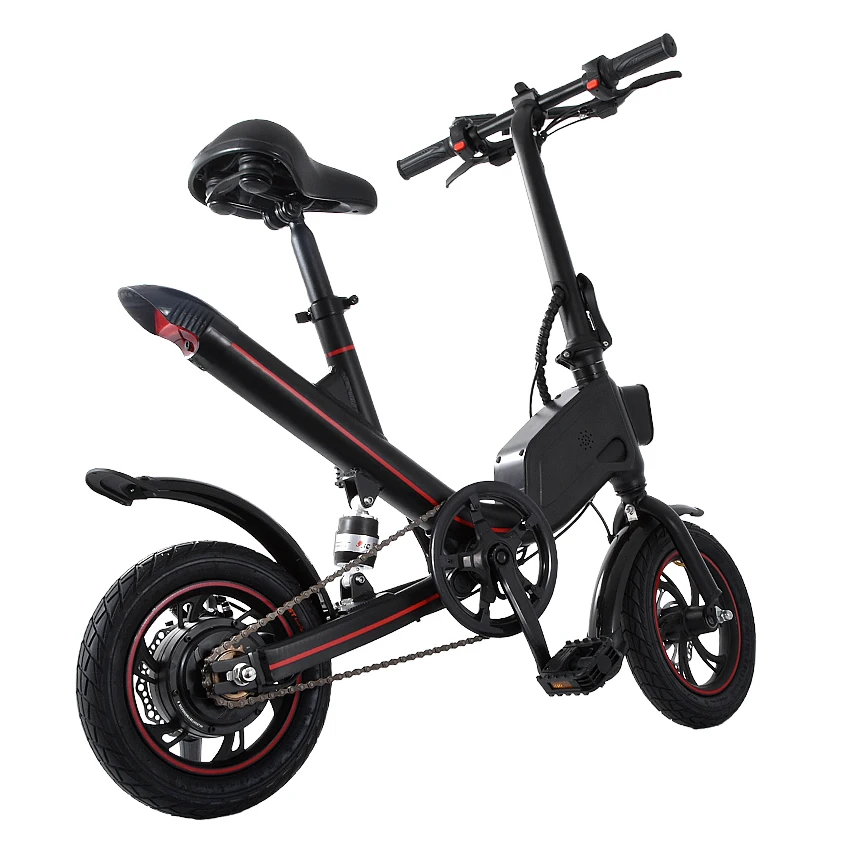  Mini Electric Bicycle 12 inch Wheel Foldable Electric Scooter Bike Instead Of Walking For Men Women