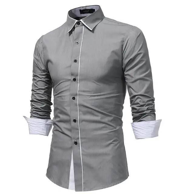 Men Shirt Brand 2017 Male High Quality Long Sleeve Shirts Casual ...