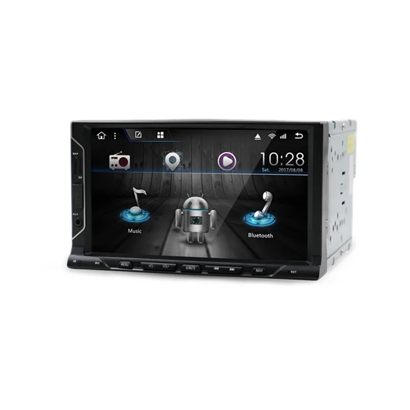 Top 7" 2 Din Android 8.1 For Universal NO DVD Car Radio 2+32GB Car Multimedia Player Car Stereo Car Audio 1024*600 GPS BT ATV RDS 3