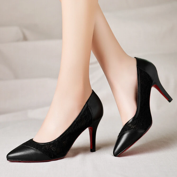 black classic high heels