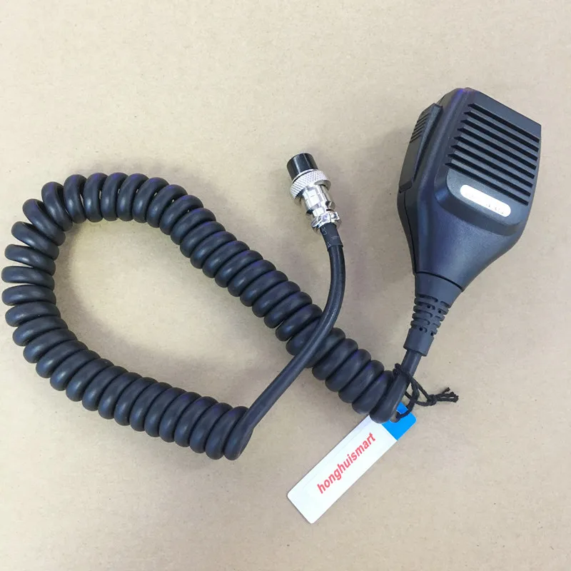 Honghuismart MC 43S handfree микрофонный Динамик для Kenwood TS 480HX|vehicle radio|speaker microphonekenwood speaker |