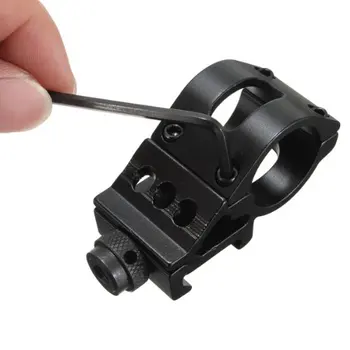 

1 inch 25mm support de fusil Lampe de poche Torche Laser Chasse Cadre Mount Weaver 20mm Rail Picatinny