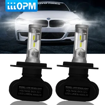 

2Pcs H7 LED H4 Auto Car Headlight 9005 9006 H3 H13 H8 880 H27 9004 9007 H11 LED H1 S1 50W 8000LM 6500K Automobile Bulb CSP Lamp