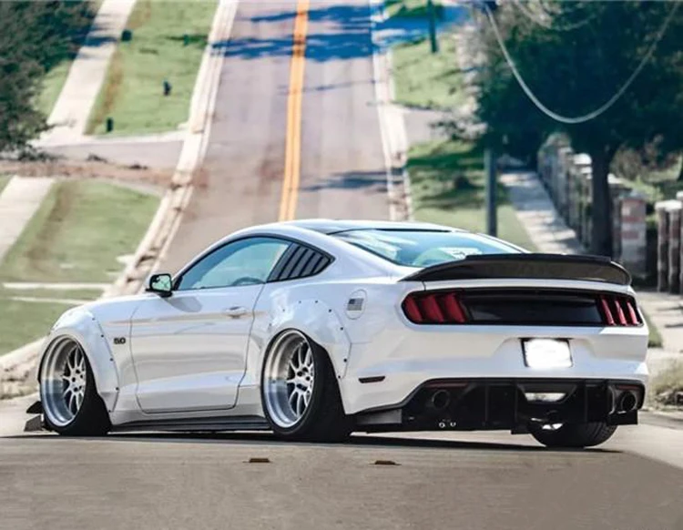 

For Ford Mustang Carbon Fiber Rear Tailbox Spoiler 2015 2015 2017 Racing Car Styling