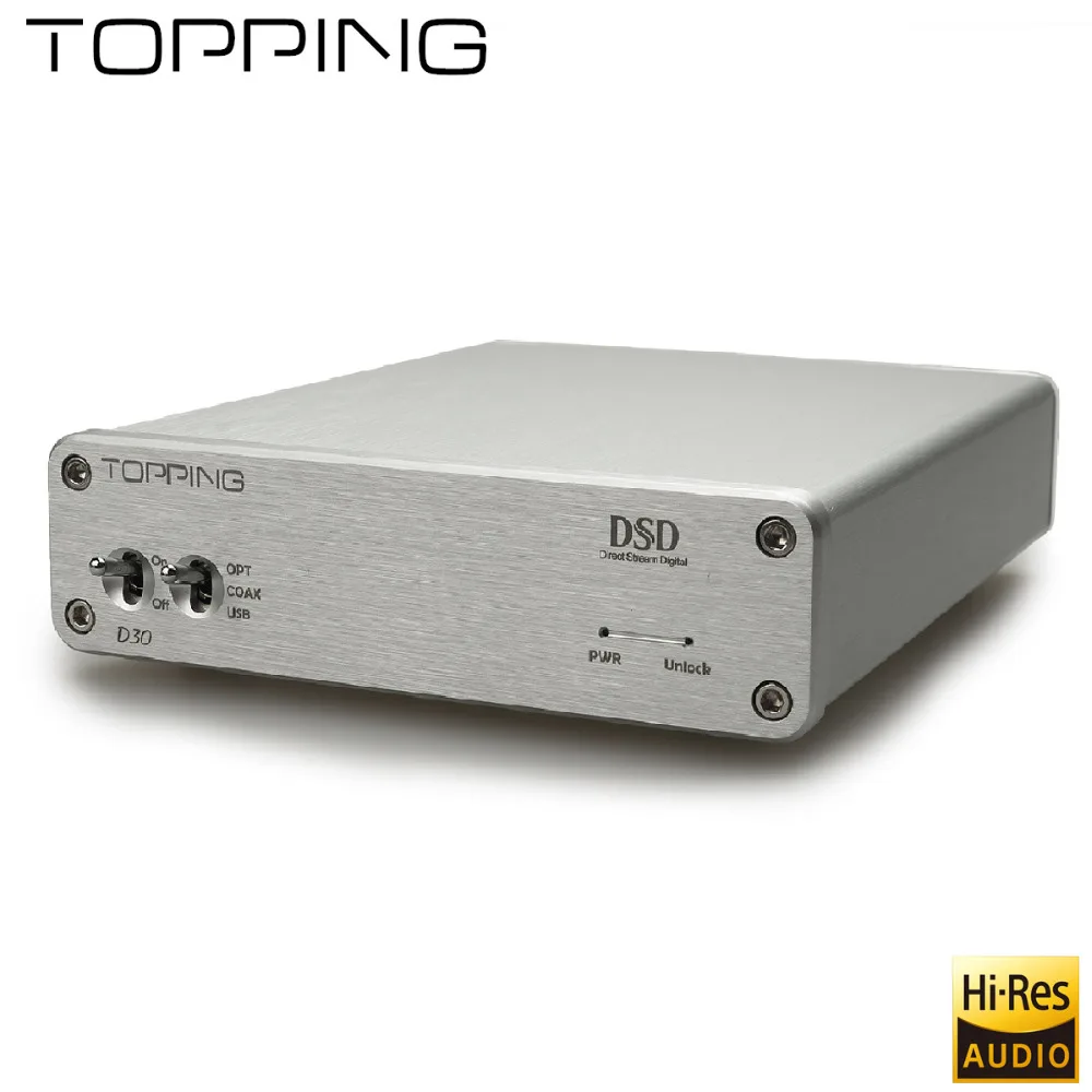 Топпинг D30 DSD hifi fever Настольный MP3 аудио декодер плата XMOS USB DAC коаксиальный Оптическое волокно CS4398 24 бит 192 кГц магазин