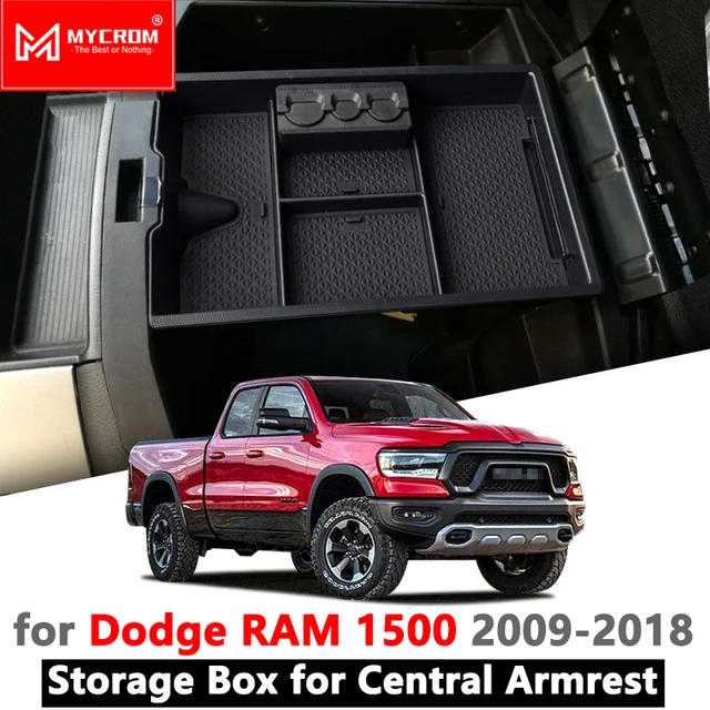 Armrest Box Storage Car Organizer For Dodge Ram 1500 2009 2010 2011 2012 2013 2014 2015 2016 2017 2018 Ram1500 Ds Dj Stowing Tidying - AliExpress