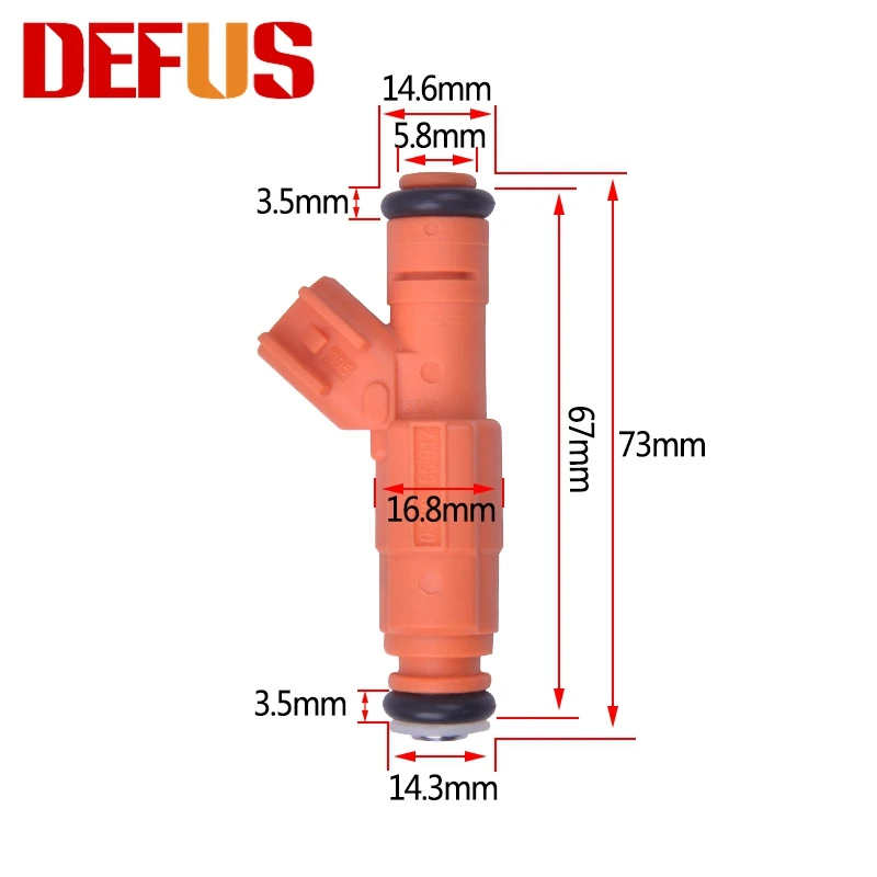 Топливный инжектор DEFUS 4X OE 0280155917 Bico высокая производительность аналогичный