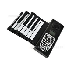 New 61 Keys Flexible Foldable Soft Portable Electric Digital Roll-up Keyboard Piano For Musical Keyboard Instruments Lover Gift