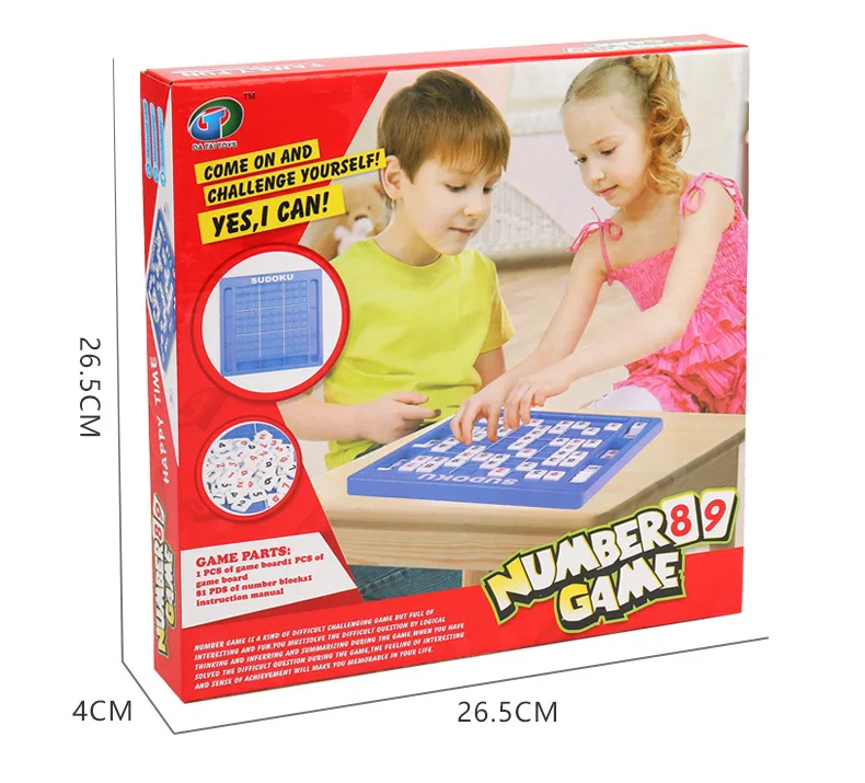 Sudoku игра для детей Монтессори развивающая игрушка Развивающие игрушки для детей образовательный Детский пазл игрушки