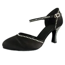 Женская обувь для бальных танцев, латинских танцев, обувь для сальсы, женские туфли для самбы, танго, туфли для вальса, вечерние танцевальные туфли на каблуке 8,3 см, 1831