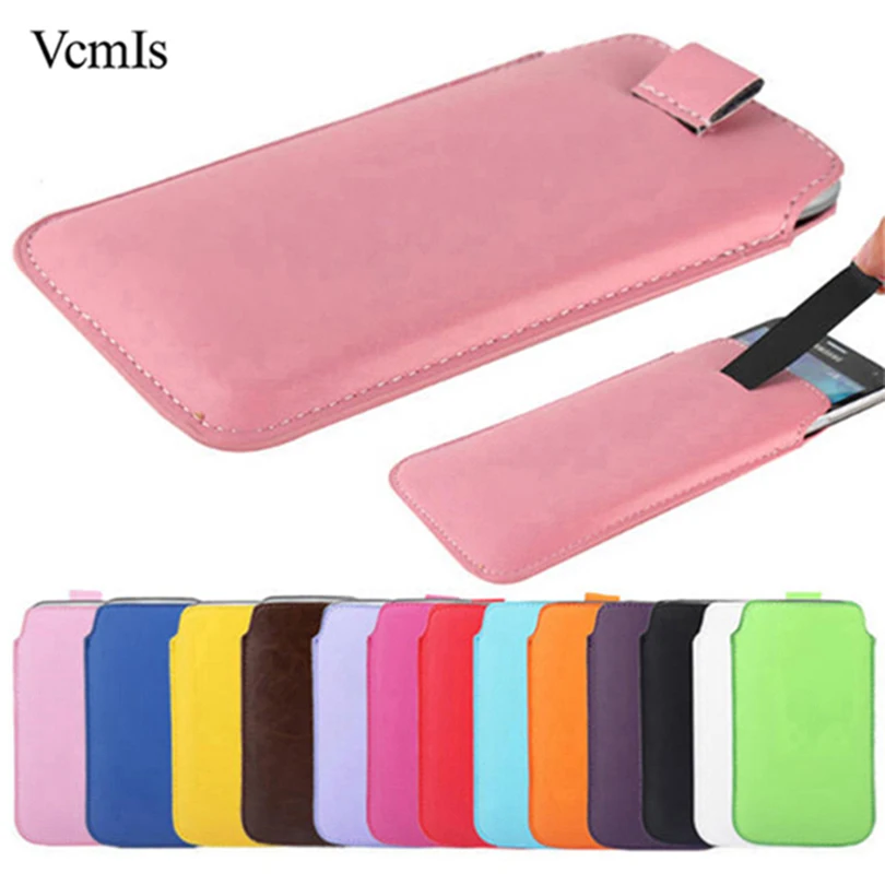 

New PU Leather Pull Tab Sleeve Pouch For LG Class LG Zero H740 F620 H650 Mobile Phone Cases Bag Universal Full Protective Pouch