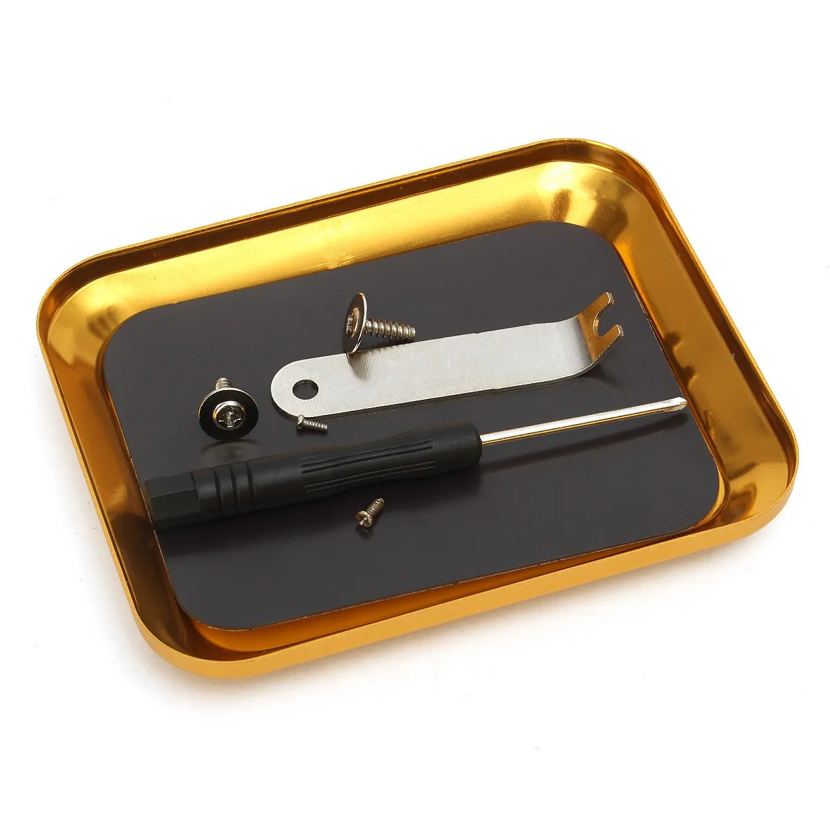 

New Aluminium Screw Tray with Magnetic for 1/5 1/8 1/10 1/16 Scale RC Car Remote Control Cars Models Parts For RC Model Repair