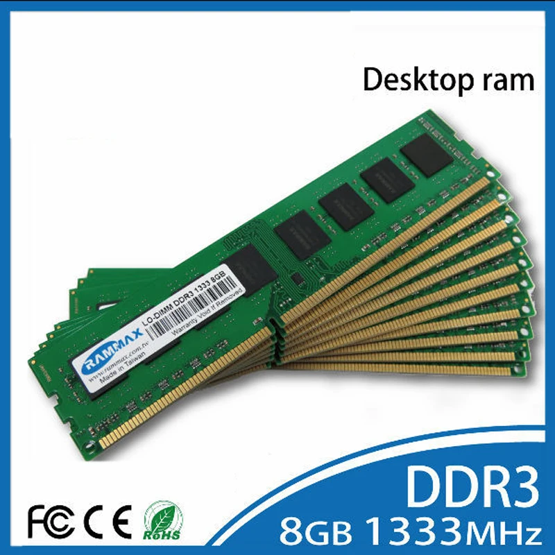 Настольный DDR3 Ram 2GB | 4GB | 8GB Memory LO-DIMM1600Mhz PC3-12800 без ECC 240pin/CL11 Высокая совместимость все материнские платы компьютера