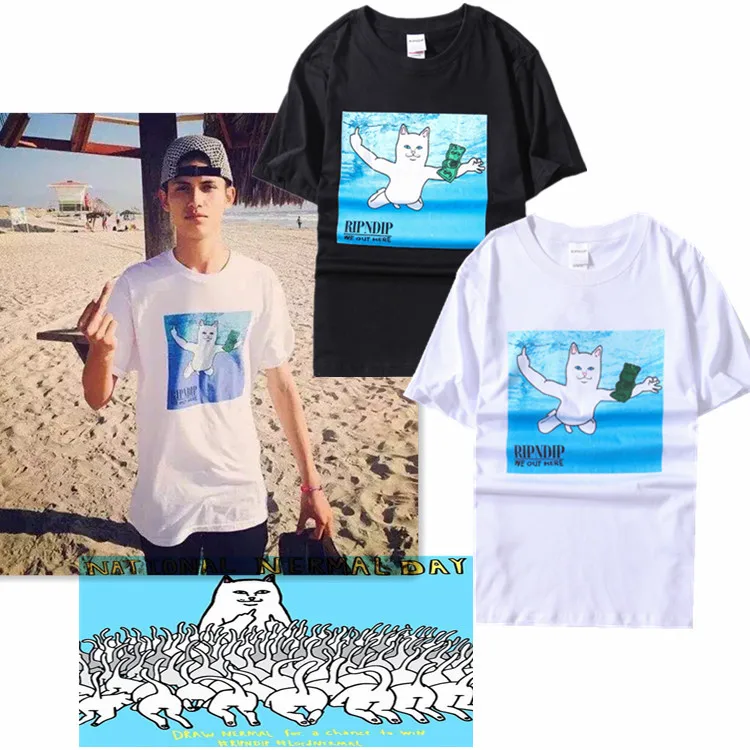 ripndip cat tshirt