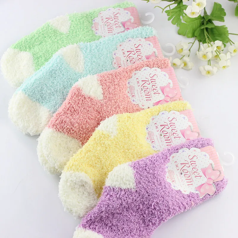 Girls Socks 5 pairs 0-8 Year kids socks