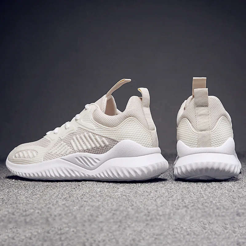 INS HOT Network Noodles Motion Casual Shoes Small White Shoes Mesh Shoes Thin Fashionable Shoes And White Shoes Low  Male Shoe