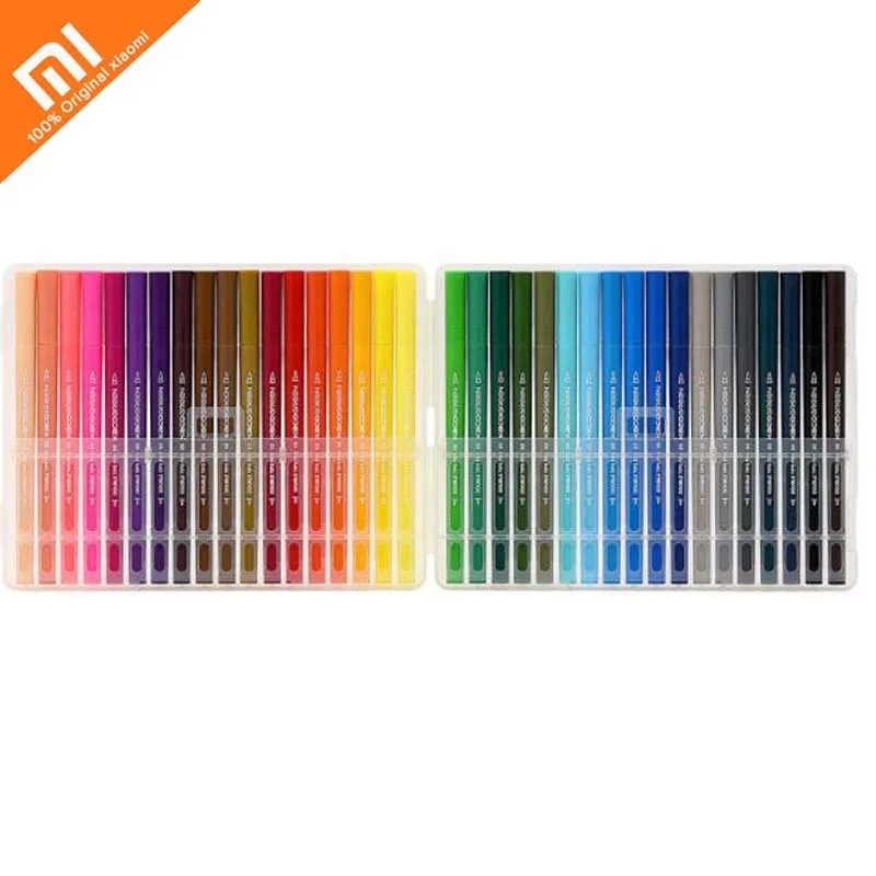 

Original xiaomi youpin 36 color double head watercolor pen set color pen children watercolor pen wash graffiti green pen