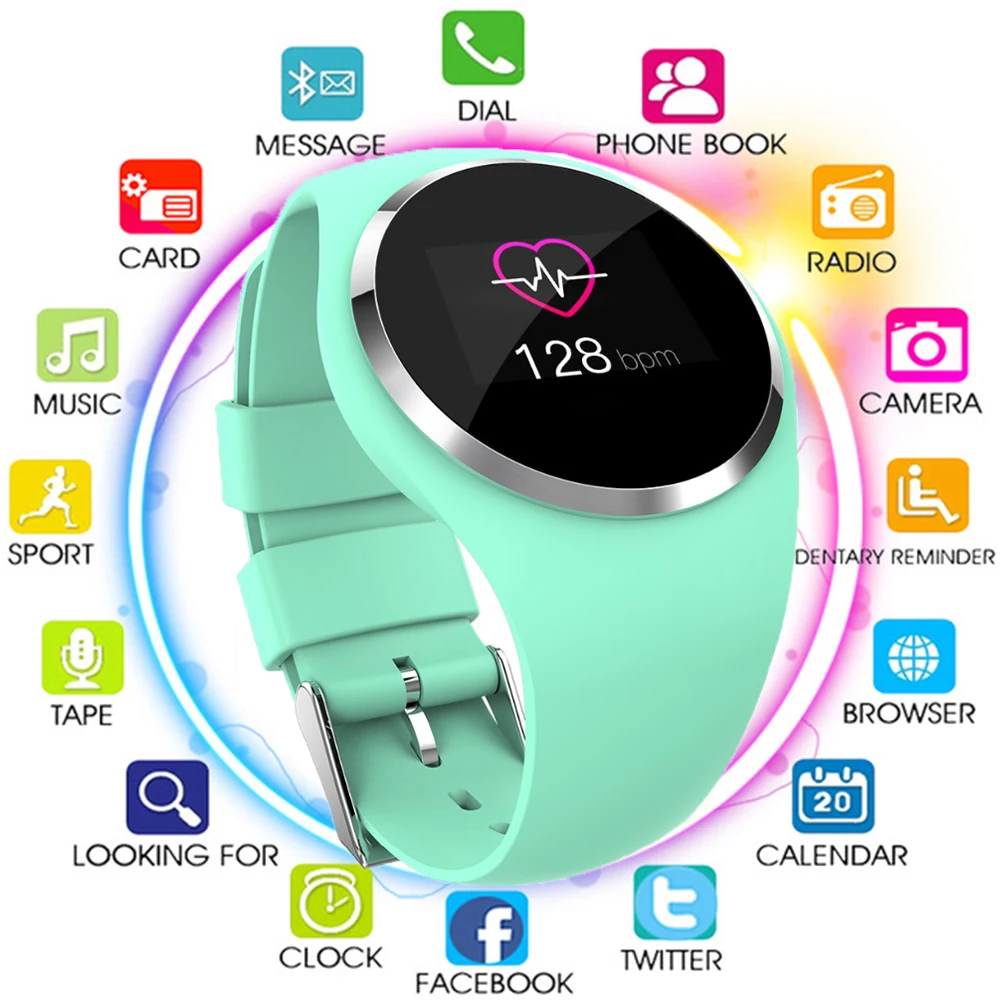 

Bluetooth Smart Watch Q1 Men Women Stainless Steel Waterproof Wearable Device Smartwatch Bracelet for Xiaomi for Iphone