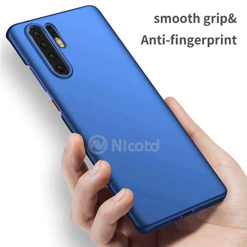 Back Cover For Huawei P30 P Smart 2019 Case Huawei Honor 8A View 20 10 Cover PC Matte Hard Luxury Phone Case for Mate 20 20X pro (1)