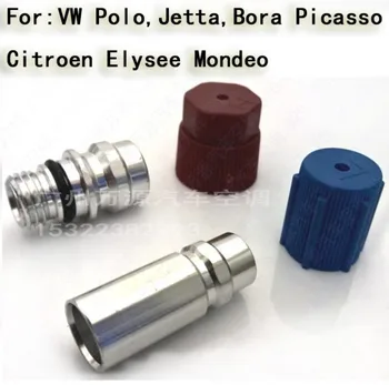 

(5 pairs)) R134a automotive air conditioning refrigerant high and low pressure hose nozzle valve seat aerated dust cover caps