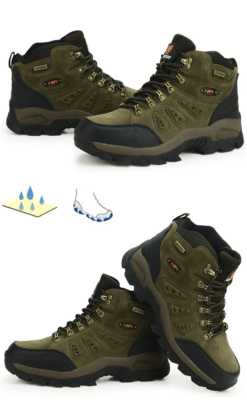 High Quality Unisex Hiking Shoes New Autumn Winter Brand Outdoor Mens Sport Cool Trekking Mountain Woman Climbing Athletic Shoes (8)