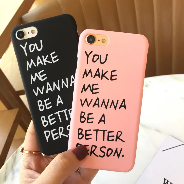 2018 прямые продажи мультфильм девушка Романтический английский для Iphone 5 5S Se Plus