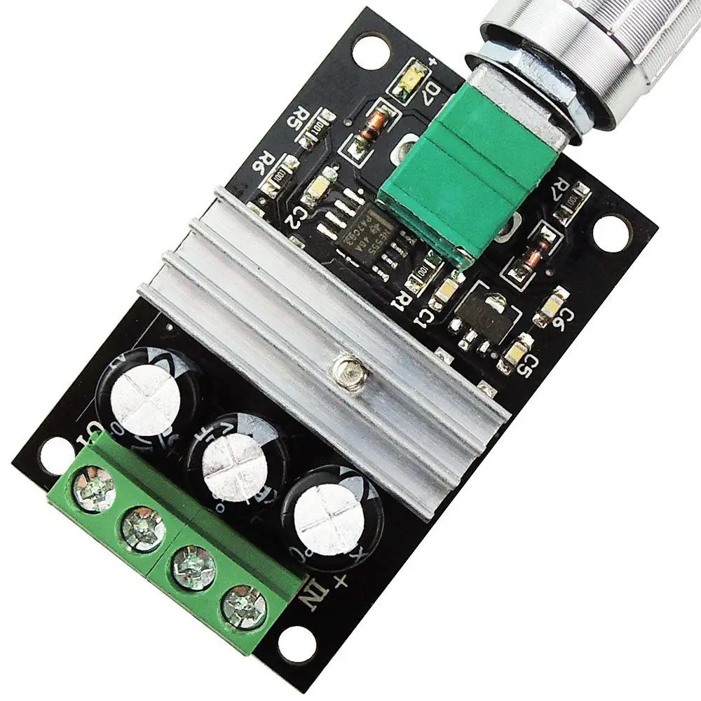 6V 12V 24V 28V 3A 80W DC контроллер скорости двигателя ШИМ Регулируемый переключатель