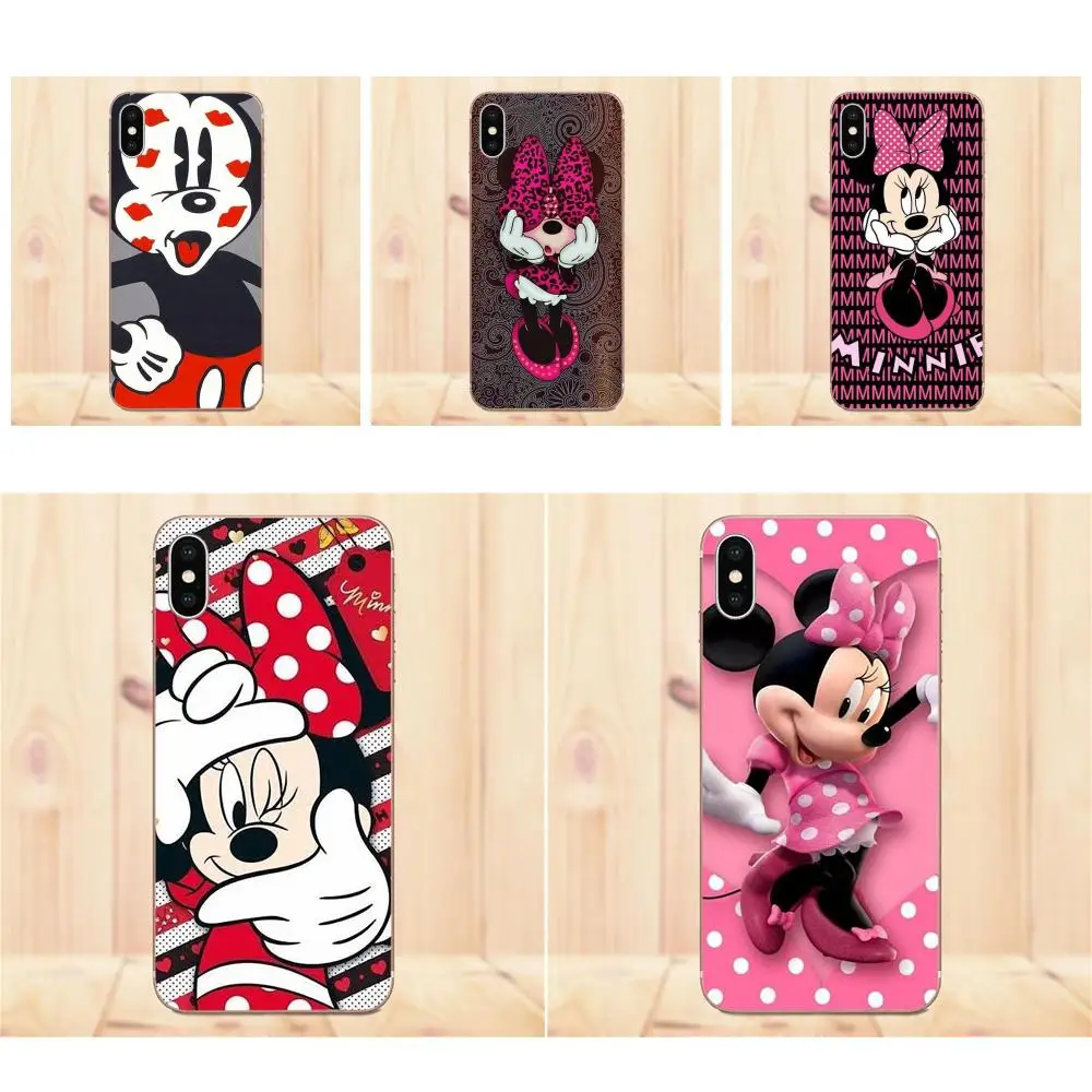 

For Xiaomi Mi6 Mi 6 A1 Max Mix 2 5X 6X Redmi Note 5 5A 4X 4A A4 4 3 Plus Pro Soft Cover Minnie & Mickey Woman Love Mouse Kiss